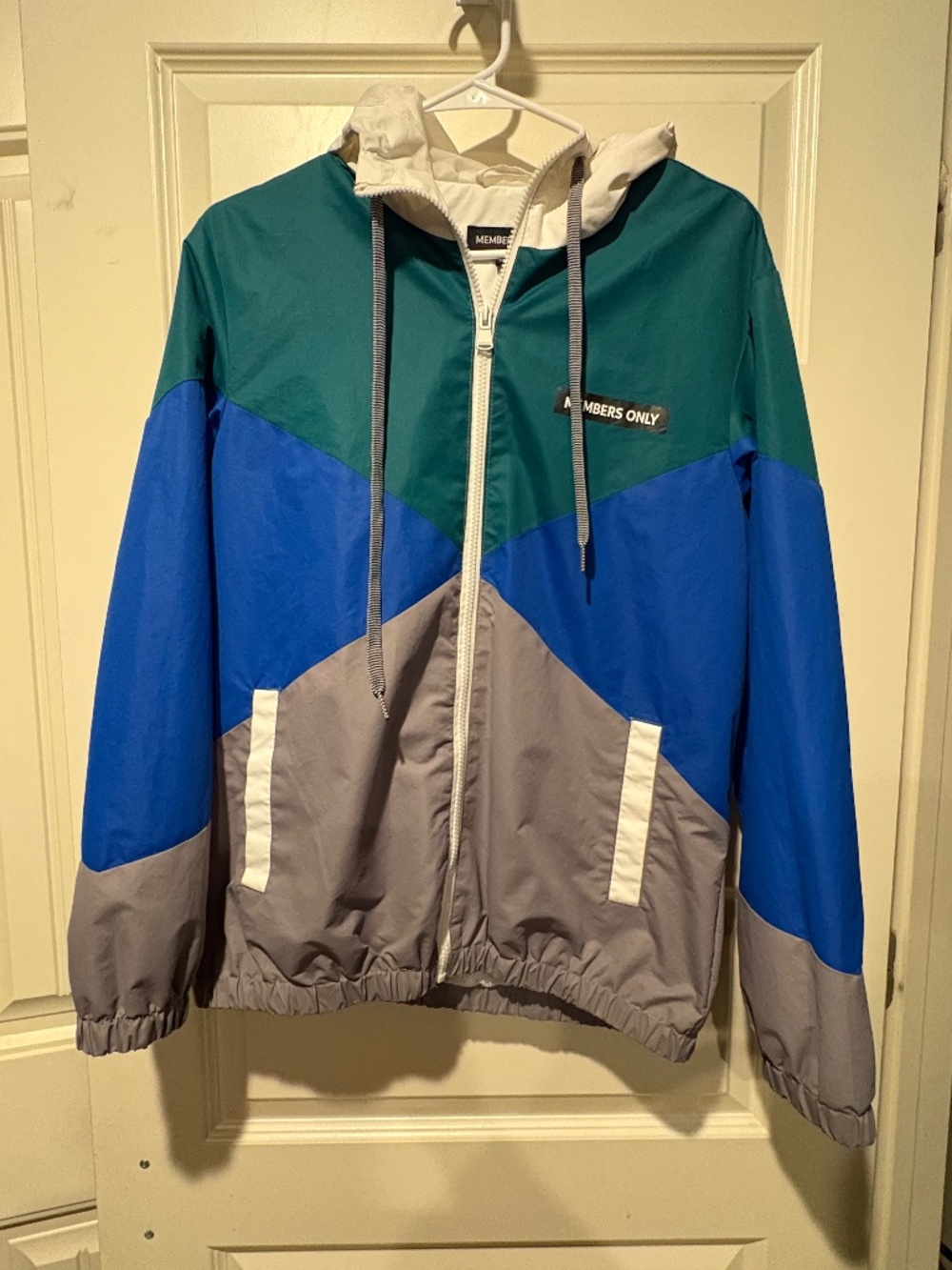Men's Members Only Sport Windbreaker Jacket Colorblock Small S